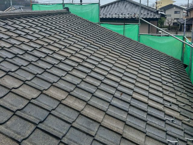 桐生市菱町 屋根外壁塗装 屋根 色あせ ミヤケン