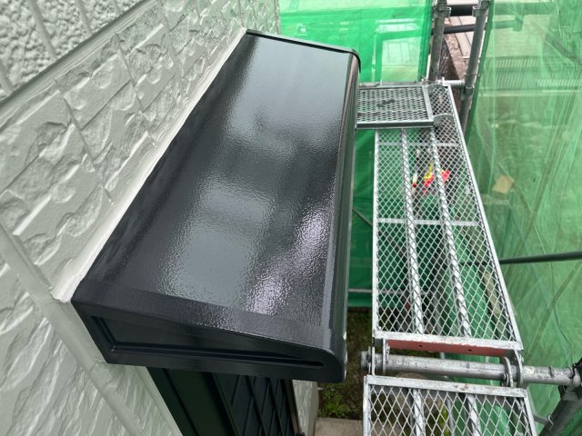 前橋市大友町 屋根外壁塗装 庇屋根 完了 ミヤケン
