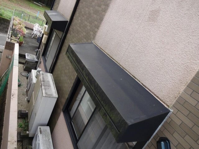 高崎市山名町 屋根外壁 庇屋根 色あせ ミヤケン