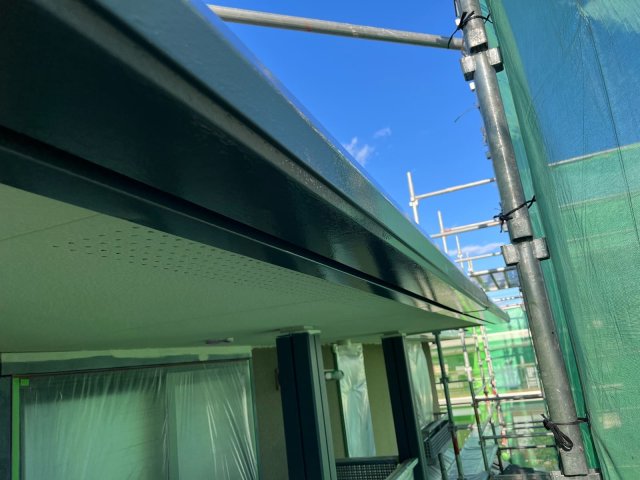藤岡市立石 外壁塗装 雨樋完了 ミヤケン