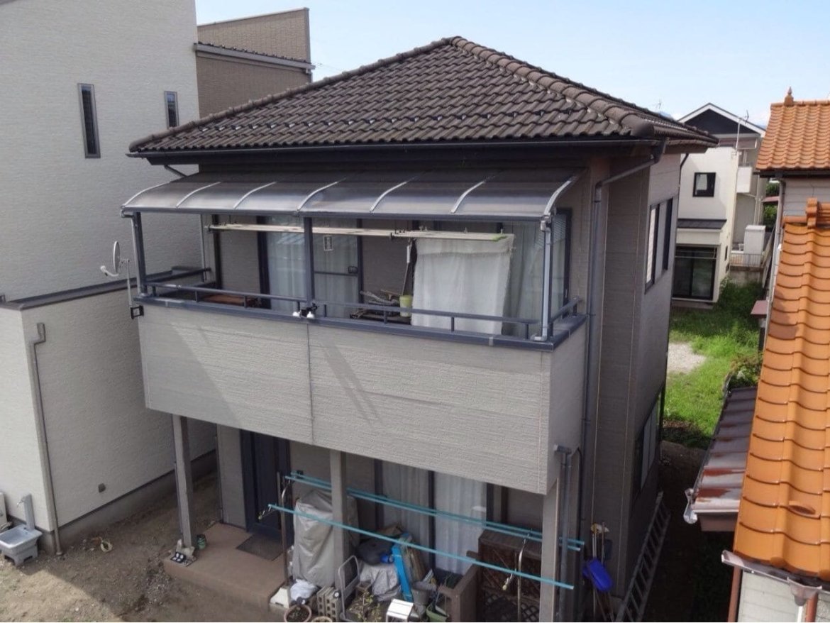 前橋市岩神町 屋根外壁塗装 ビフォー2 ミヤケン