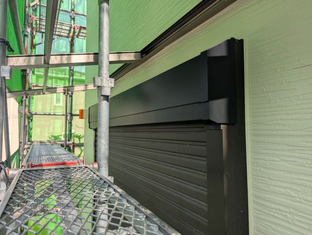 高崎市浜尻町 屋根外壁塗装 シャッターボックス 完了 ミヤケン
