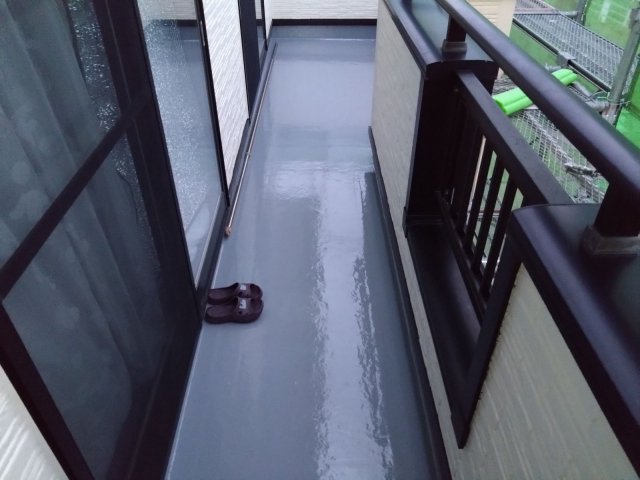伊勢崎市太田町 外壁塗装 ベランダ防水 完了 ミヤケン