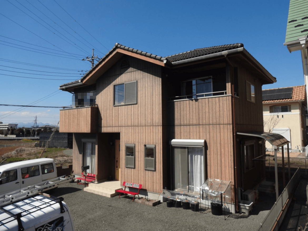 伊勢崎市 外壁塗装 ビフォー2 ミヤケン
