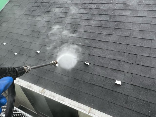 太田市由良町 屋根外壁塗装 屋根 高圧洗浄 ミヤケン