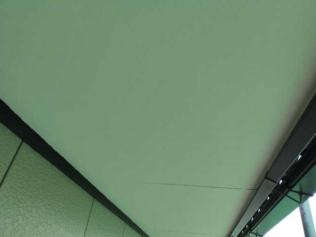 みどり市笠懸町 外壁塗装 軒天 完了 ミヤケン