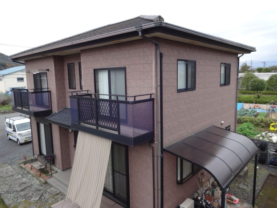 桐生市広沢町 屋根外壁塗装 ビフォー ミヤケン
