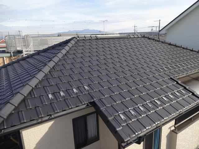 高崎市下小鳥町 1年点検 瓦屋根 ミヤケン