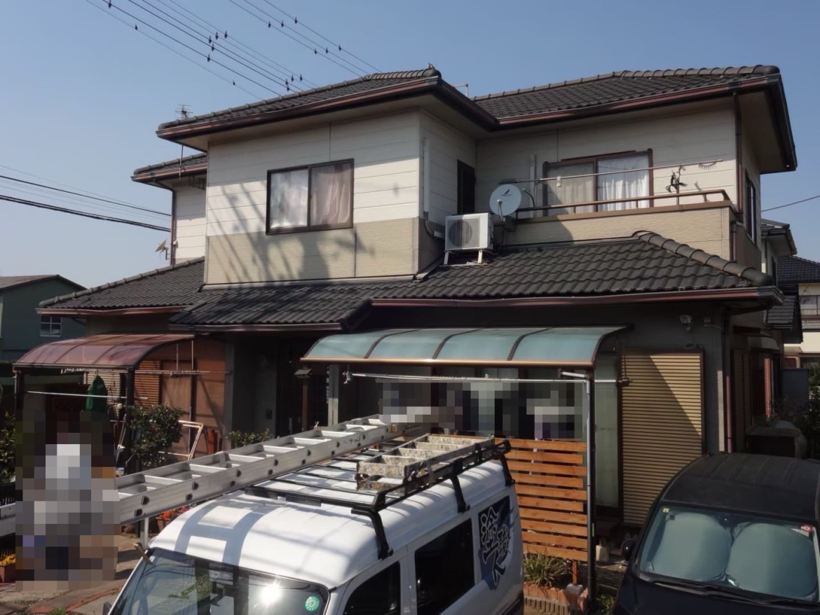 佐波郡玉村町 屋根外壁塗装 ビフォー ミヤケン
