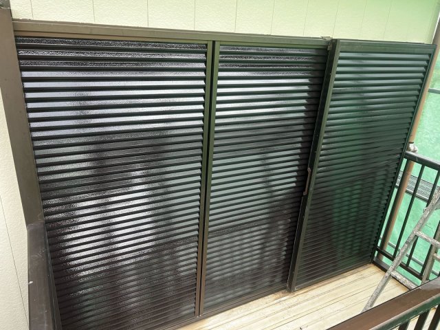 邑楽郡板倉町 外壁塗装 雨戸 完了 ミヤケン