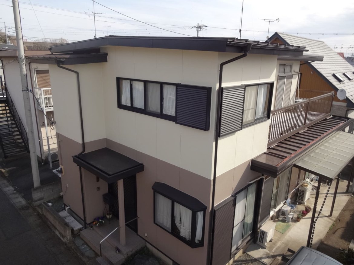 太田市内ケ島町 屋根外壁塗装 アフター ミヤケン