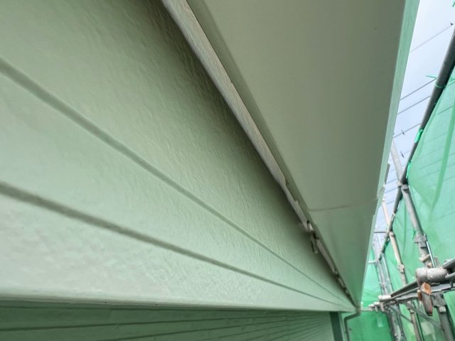 伊勢崎市宮子町 屋根外壁塗装 破風板 完了 ミヤケン