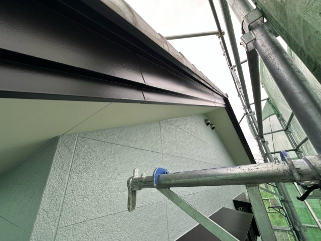 前橋市五代町 外壁塗装 破風板 ミヤケン