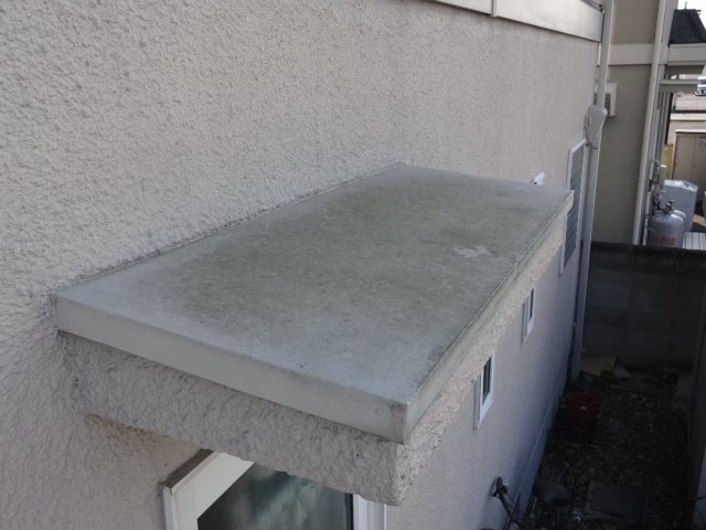 邑楽郡邑楽町 屋根外壁塗装 庇屋根 色あせ ミヤケン