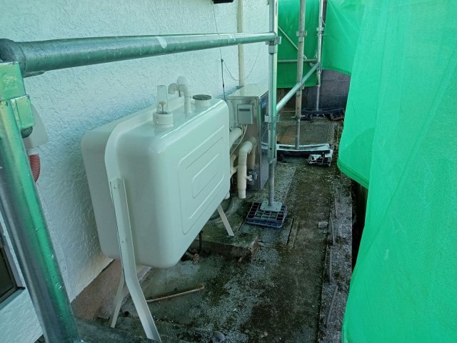 館林市花山町 外壁塗装 タンク 完了 ミヤケン