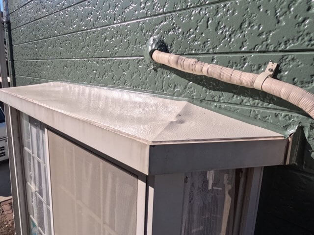 邑楽町邑楽郡 屋根外壁塗装 出窓屋根 完了 ミヤケン
