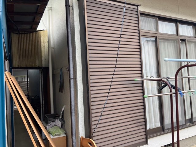 前橋市表町 外壁塗装工事 戸袋 色あせ ミヤケン