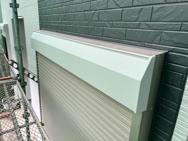伊勢崎市宮子町 屋根外壁塗装 シャッターボックス 完了 ミヤケン