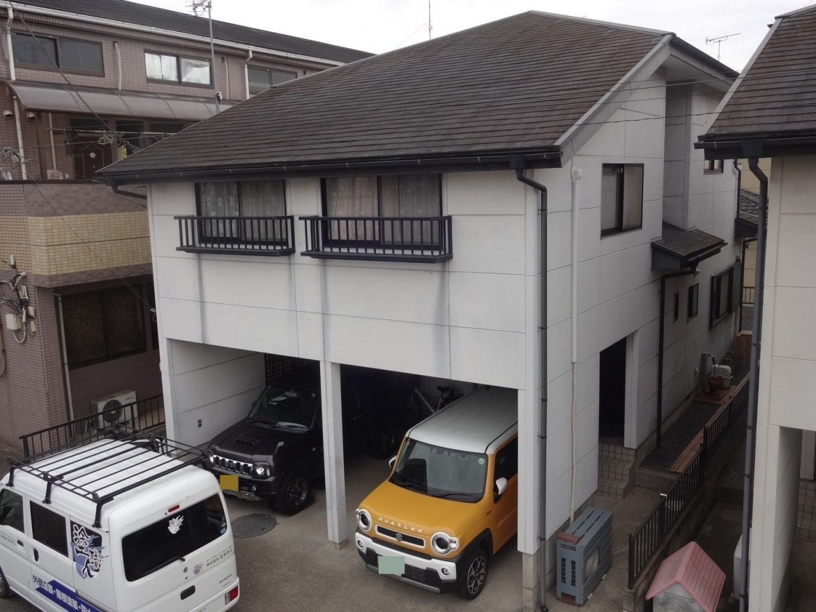 太田市西新町 屋根外壁塗装 ビフォー1 ミヤケン