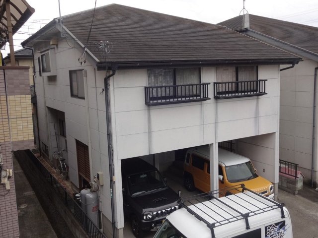 太田市西新町 屋根外壁塗装 ビフォー2 ミヤケン