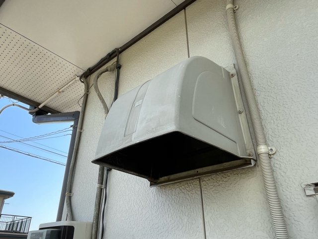 みどり市笠懸町 外壁塗装 換気フード 色あせ ミヤケン