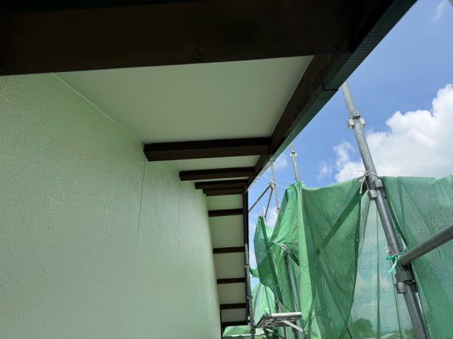 前橋市富士見町 外壁塗装 軒裏天井 完了 ミヤケン