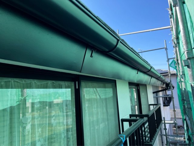 太田市西新町 屋根外壁塗装 破風板 完了 ミヤケン