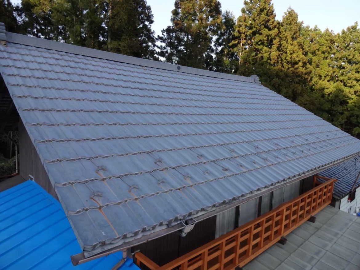安中市松井田町 屋根塗装 ビフォー ミヤケン