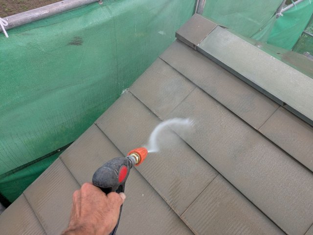 沼田市 屋根外壁塗装 屋根 高圧洗浄 ミヤケン
