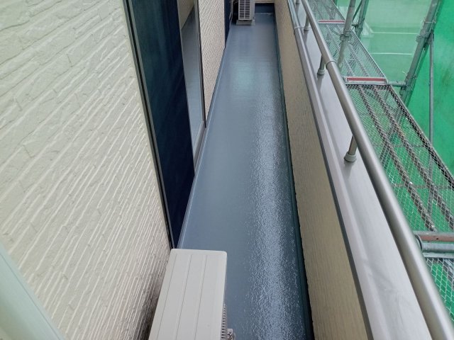 太田市新田木崎町 外壁塗装 ベランダ ミヤケン
