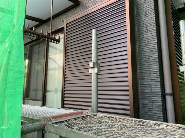 佐波郡玉村町 屋根外壁塗装 戸袋 完了 ミヤケン