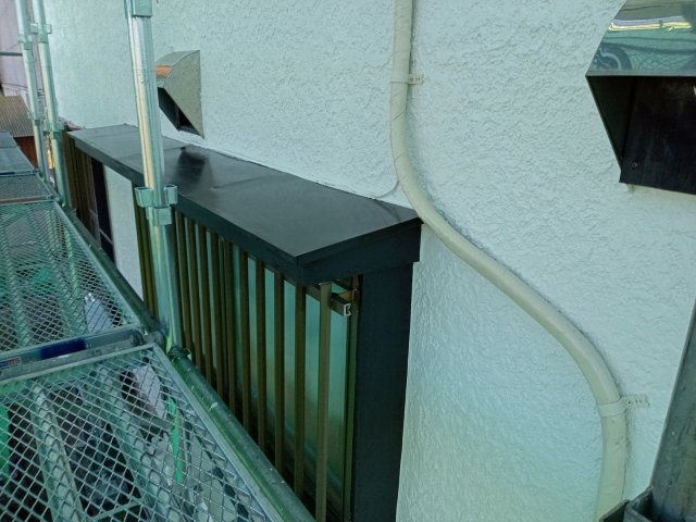 館林市花山町 外壁塗装 庇屋根 完了 ミヤケン
