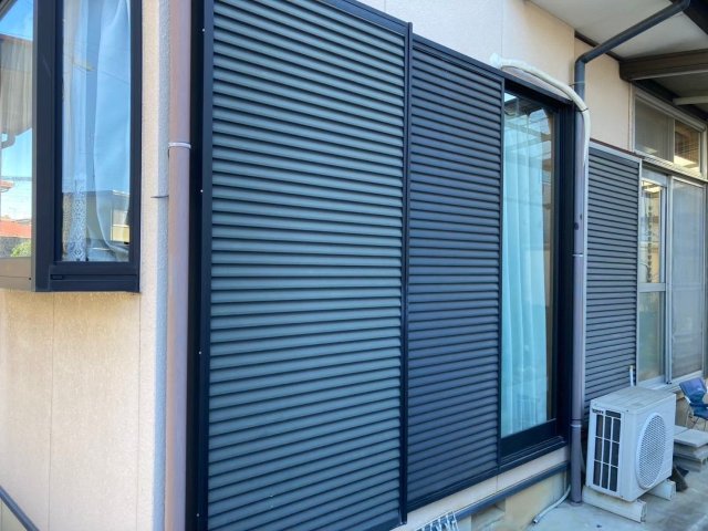 太田市内ケ島町 屋根外壁塗装 戸袋 色あせ ミヤケン