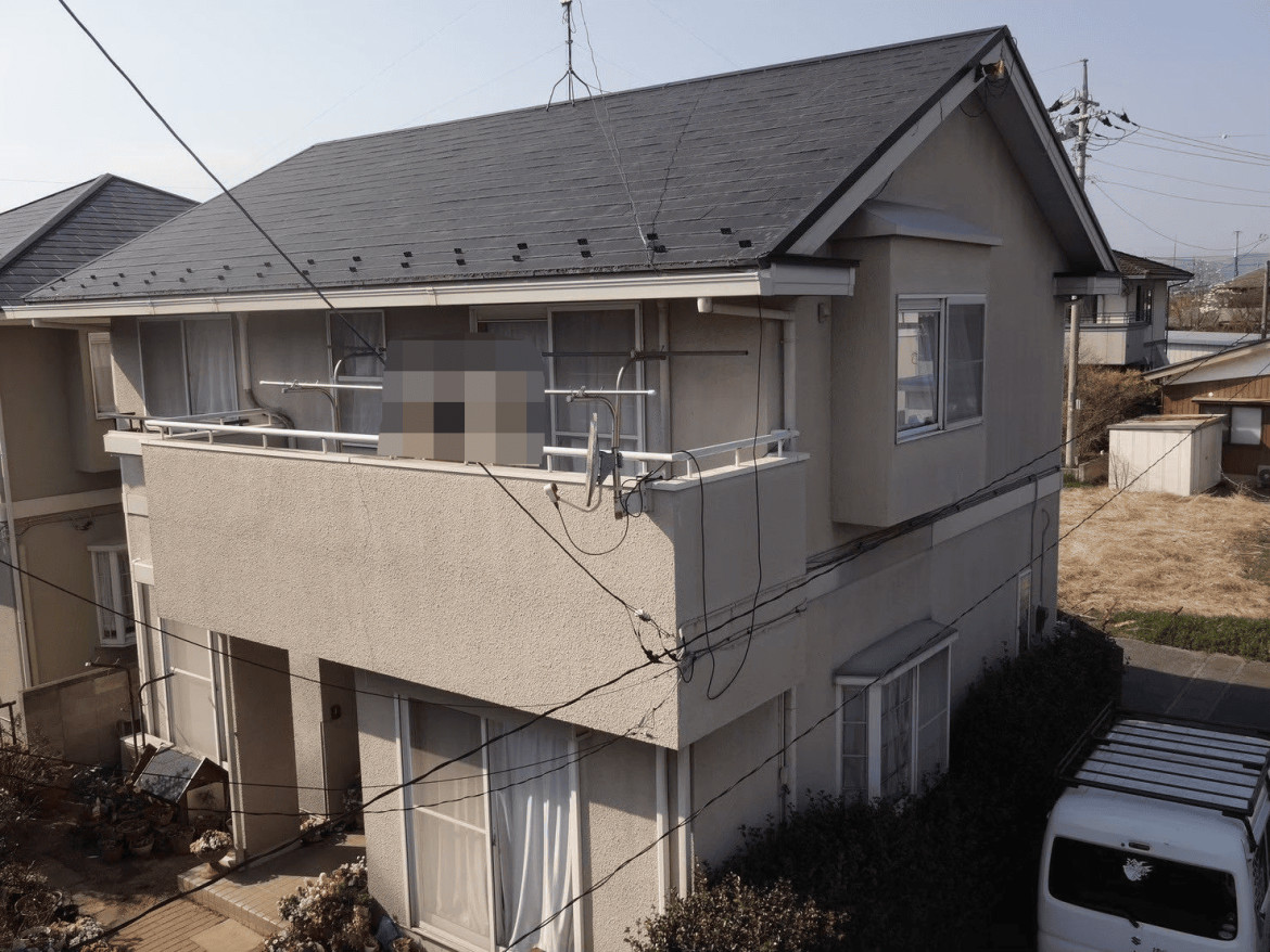 邑楽郡邑楽町 屋根外壁塗装 ビフォー ミヤケン