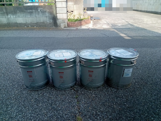 邑楽郡邑楽町 屋根外壁塗装 材料一式 外壁 ミヤケン