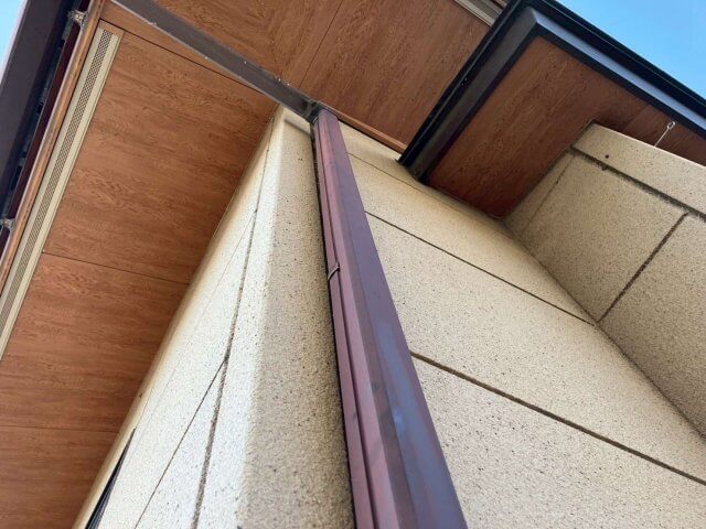 前橋市五代町 外壁塗装 雨樋 色あせ ミヤケン