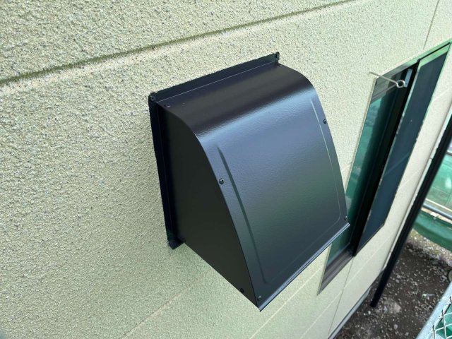 前橋市五代町 外壁塗装 換気フード 完了 ミヤケン
