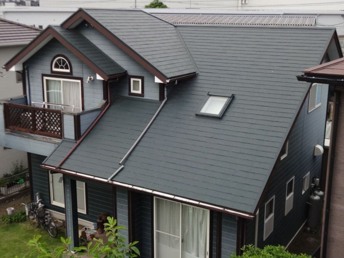 藤岡市森 屋根外壁塗装 ビフォー ミヤケン