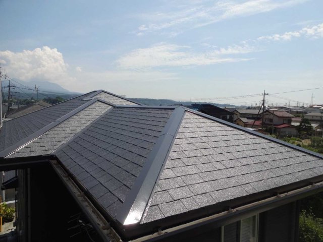 渋川市金井 屋根塗装 アフター ミヤケン