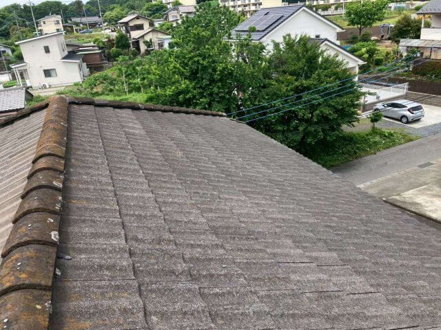 安中市安中 屋根塗装 ビフォー ミヤケン