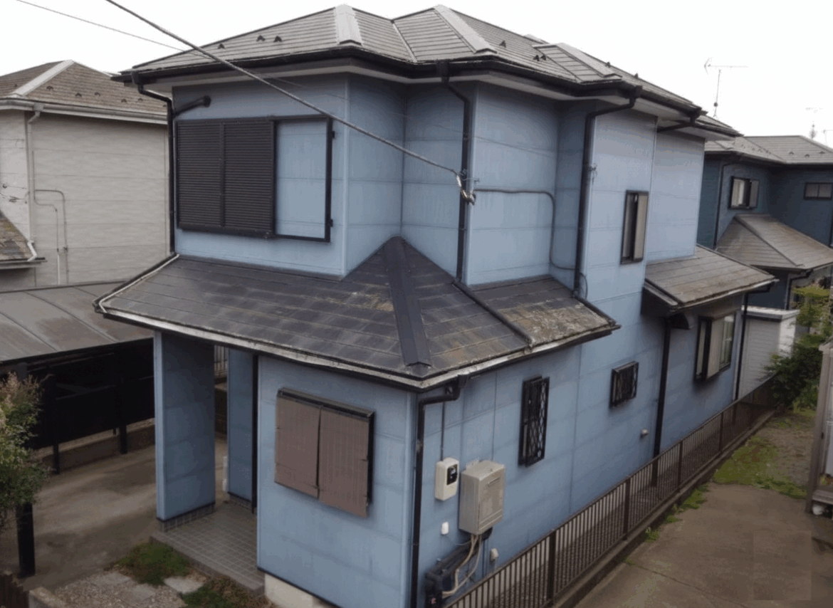 群馬県太田市山之神町 外壁塗装 ビフォー ミヤケン