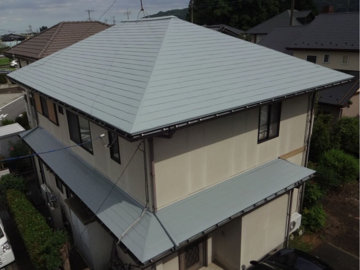 高崎市八幡町 屋根外壁 アフター ミヤケン
