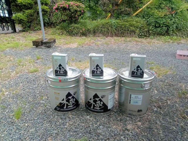前橋市上新田町 外壁塗装 材料一式 ミヤケン