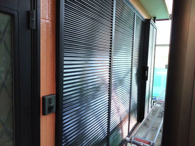 前橋市泉沢町 外壁塗装 シャッターボックス 完了 ミヤケン