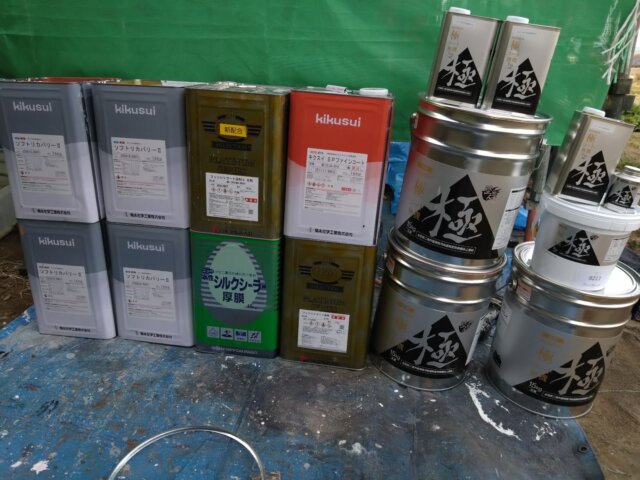 前橋市泉沢町 外壁塗装 材料 ミヤケン