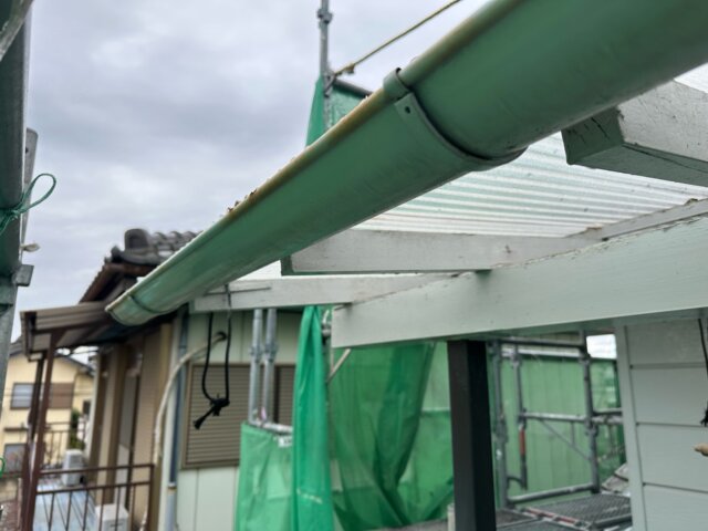 前橋市古市町の雨樋の劣化の写真 ミヤケン