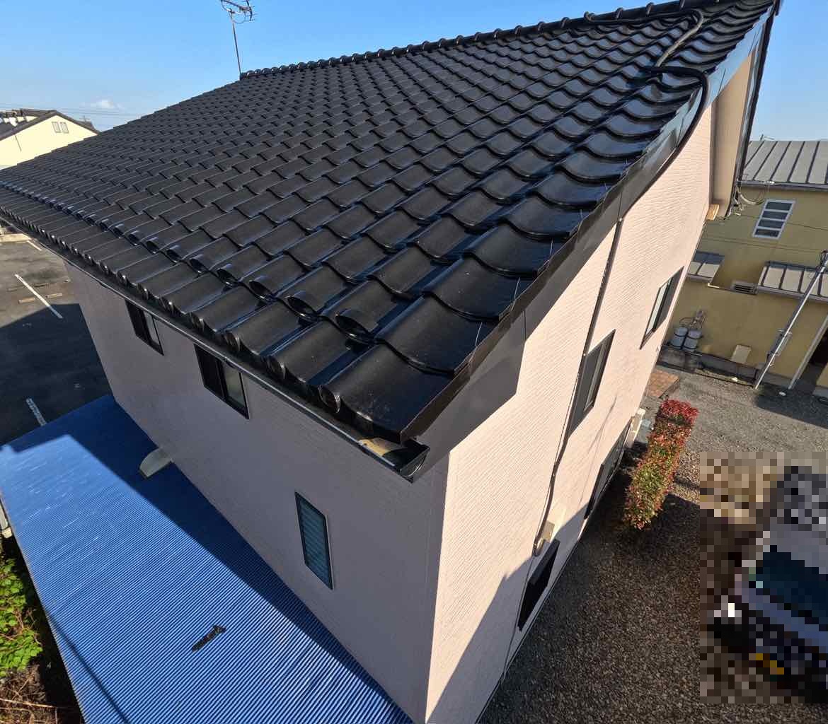 ミヤケン施工|高崎市上並榎町 瓦屋根3年後の状態確認