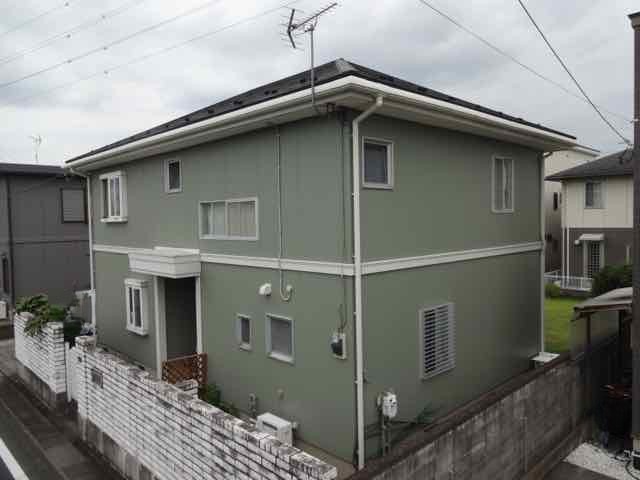前橋市六供町で屋根カバー工事とサイディング外壁塗装から5年点検にお伺いしたミヤケン