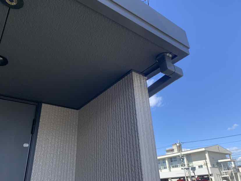 高崎市八千代町の軒裏天井を5年点検するミヤケン、雨ジミやシミ跡のない綺麗な状態