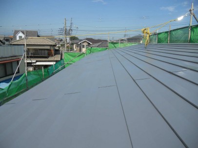 屋根 塗装完了後 12d172cdfb0f04e75592977d54d2f2ce